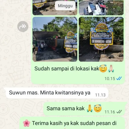 Pengiriman Papan Bunga Duka Sambongjaya Mangkubumi