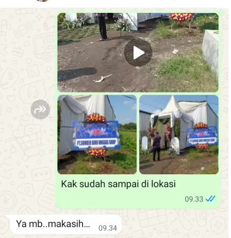 Pengiriman Karangan Bunga Sambongjaya Mangkubumi