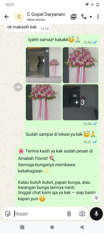 Pengiriman Karangan Bunga Sambongjaya Mangkubumi