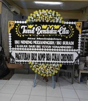 Papan Bunga di Sambongjaya Mangkubumi